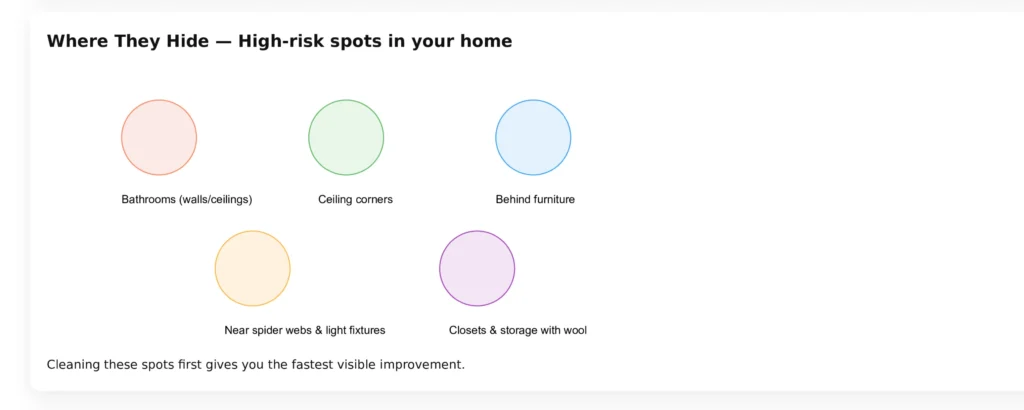plaster bagworm hide spots