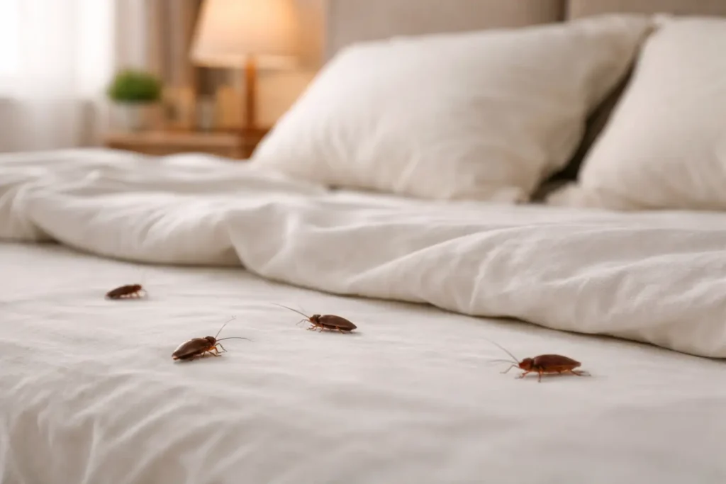 cockroach-in-bed