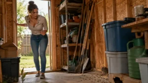 Woman worried after discovering a mouse inside her shed